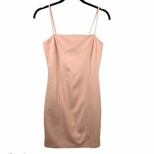 NWT Forever 21 Blush Body Con Mini Dress